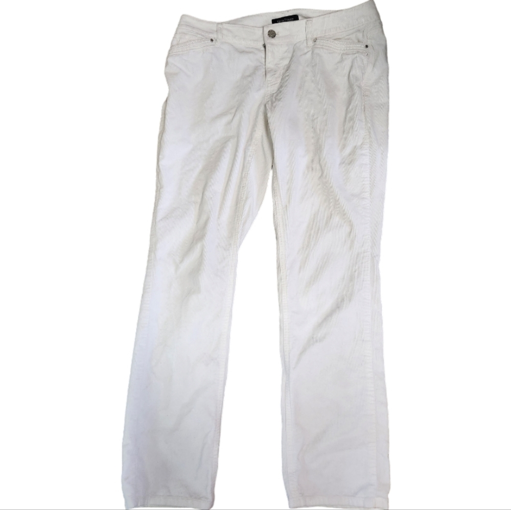 WHBM corduroy jeans white size 4